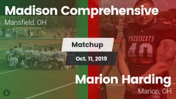 Matchup: Madison Comprehensiv vs. Marion Harding  2019