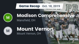Recap: Madison Comprehensive  vs. Mount Vernon  2019
