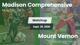Matchup: Madison Comprehensiv vs. Mount Vernon  2020