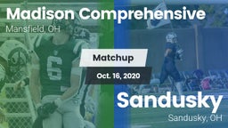Matchup: Madison Comprehensiv vs. Sandusky  2020