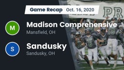 Recap: Madison Comprehensive  vs. Sandusky  2020