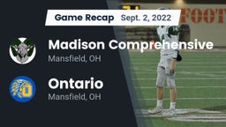 Recap: Madison Comprehensive  vs. Ontario  2022