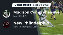 Recap: Madison Comprehensive  vs. New Philadelphia  2022