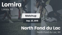 Matchup: Lomira vs. North Fond du Lac  2016