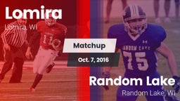 Matchup: Lomira vs. Random Lake  2016
