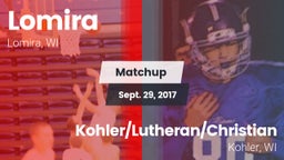 Matchup: Lomira vs. Kohler/Lutheran/Christian  2017