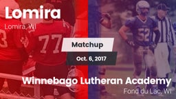 Matchup: Lomira vs. Winnebago Lutheran Academy  2017