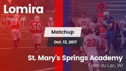 Matchup: Lomira vs. St. Mary's Springs Academy  2017