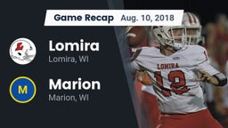 Recap: Lomira  vs. Marion  2018