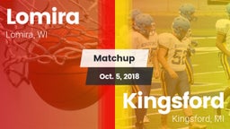 Matchup: Lomira vs. Kingsford  2018