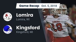 Recap: Lomira  vs. Kingsford  2018