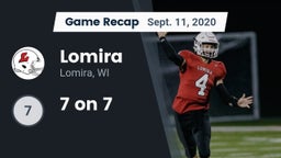 Recap: Lomira  vs. 7 on 7 2020