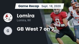 Recap: Lomira  vs. GB West 7 on 7 2020