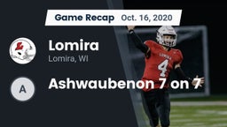 Recap: Lomira  vs. Ashwaubenon 7 on 7 2020