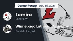 Recap: Lomira  vs. Winnebago Lutheran Academy  2021