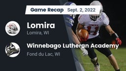 Recap: Lomira  vs. Winnebago Lutheran Academy  2022