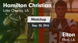 Matchup: Hamilton Christian vs. Elton  2016