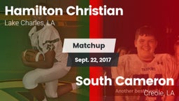 Matchup: Hamilton Christian vs. South Cameron  2017