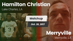 Matchup: Hamilton Christian vs. Merryville  2017