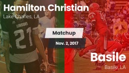 Matchup: Hamilton Christian vs. Basile  2017