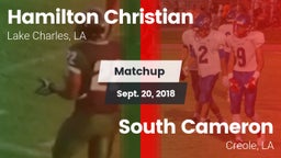 Matchup: Hamilton Christian vs. South Cameron  2018