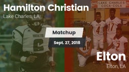 Matchup: Hamilton Christian vs. Elton  2018