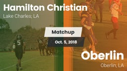 Matchup: Hamilton Christian vs. Oberlin  2018