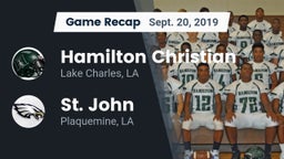 Recap: Hamilton Christian  vs. St. John  2019
