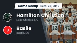 Recap: Hamilton Christian  vs. Basile  2019