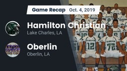 Recap: Hamilton Christian  vs. Oberlin  2019