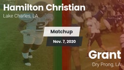 Matchup: Hamilton Christian vs. Grant  2020