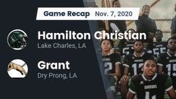 Recap: Hamilton Christian  vs. Grant  2020