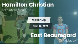 Matchup: Hamilton Christian vs. East Beauregard  2020