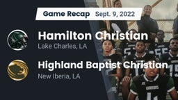 Recap: Hamilton Christian  vs. Highland Baptist Christian  2022