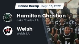 Recap: Hamilton Christian  vs. Welsh  2022