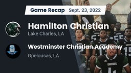 Recap: Hamilton Christian  vs. Westminster Christian Academy  2022