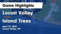 Locust Valley  vs Island Trees  Game Highlights - April 25, 2024