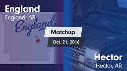 Matchup: England vs. Hector  2016