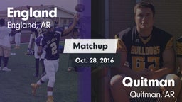 Matchup: England vs. Quitman  2016