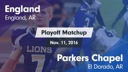 Matchup: England vs. Parkers Chapel  2016