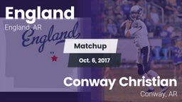 Matchup: England vs. Conway Christian  2017