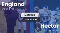 Matchup: England vs. Hector  2017