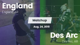 Matchup: England vs. Des Arc  2018