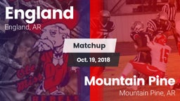 Matchup: England vs. Mountain Pine  2018