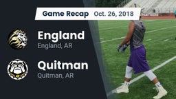Recap: England  vs. Quitman  2018