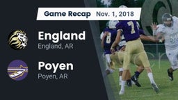 Recap: England  vs. Poyen  2018