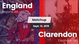 Matchup: England vs. Clarendon  2019