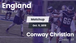 Matchup: England vs. Conway Christian  2019