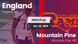 Matchup: England vs. Mountain Pine  2019
