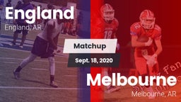 Matchup: England vs. Melbourne  2020